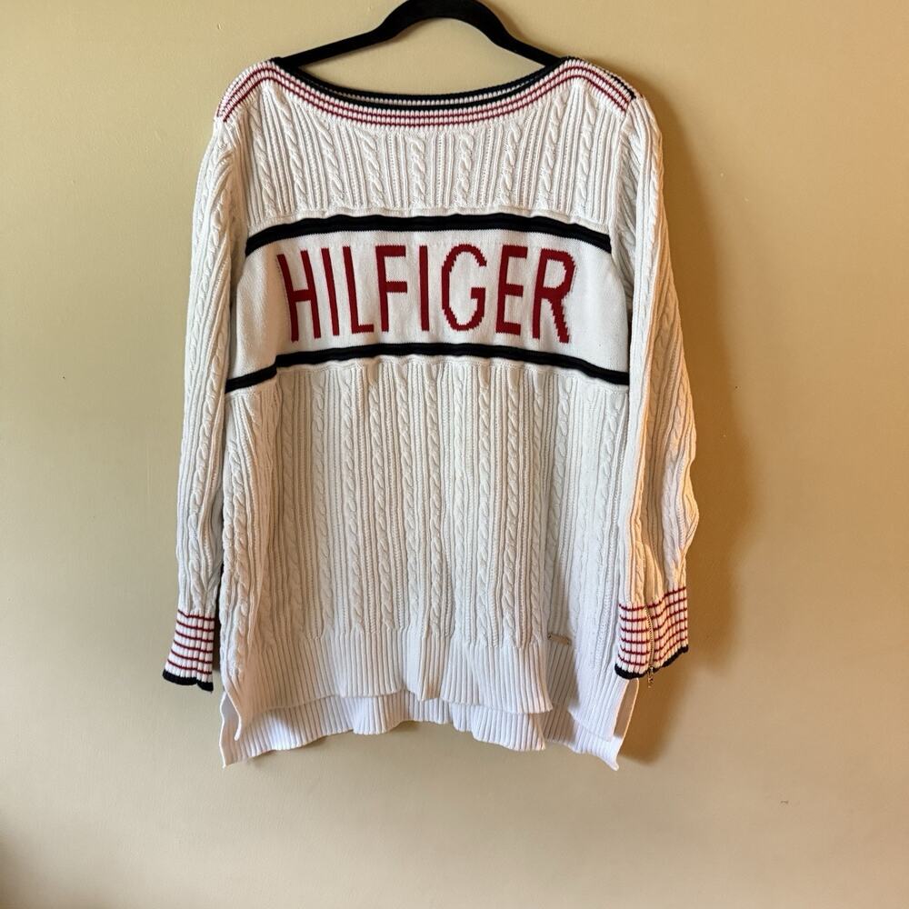 Old Money Yacht Club Collegiate Ivy League Fall Chunky Cable Knit Sweater XL